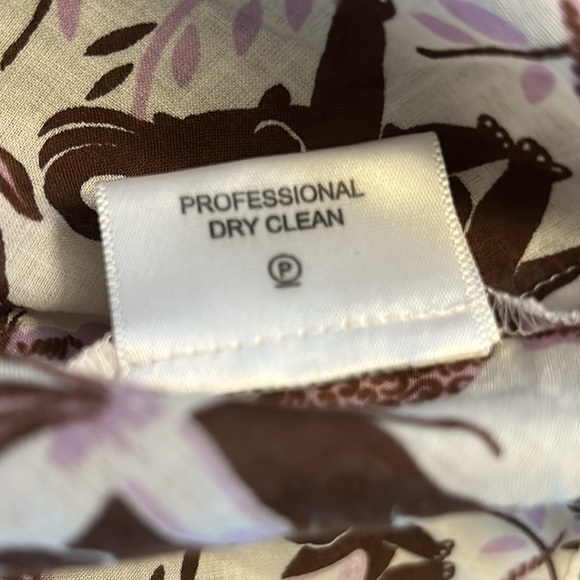 Tory Burch Elephant & Leopard Tiger Print Crochet Tassel Tie Neck Tunic Top - 8 - Picture 11 of 13